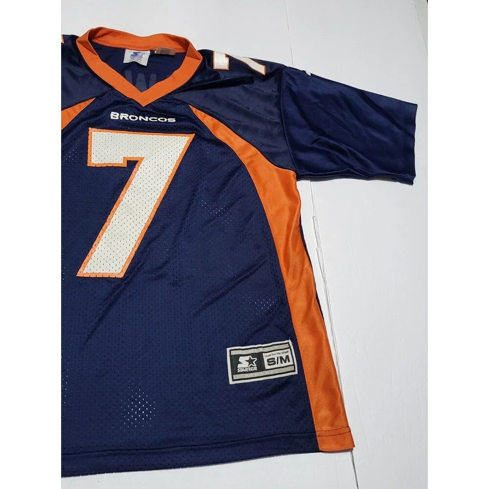 (#L3)  Denver Broncos NFL Football Jersey Men's Size Small Blue Short Sleeve